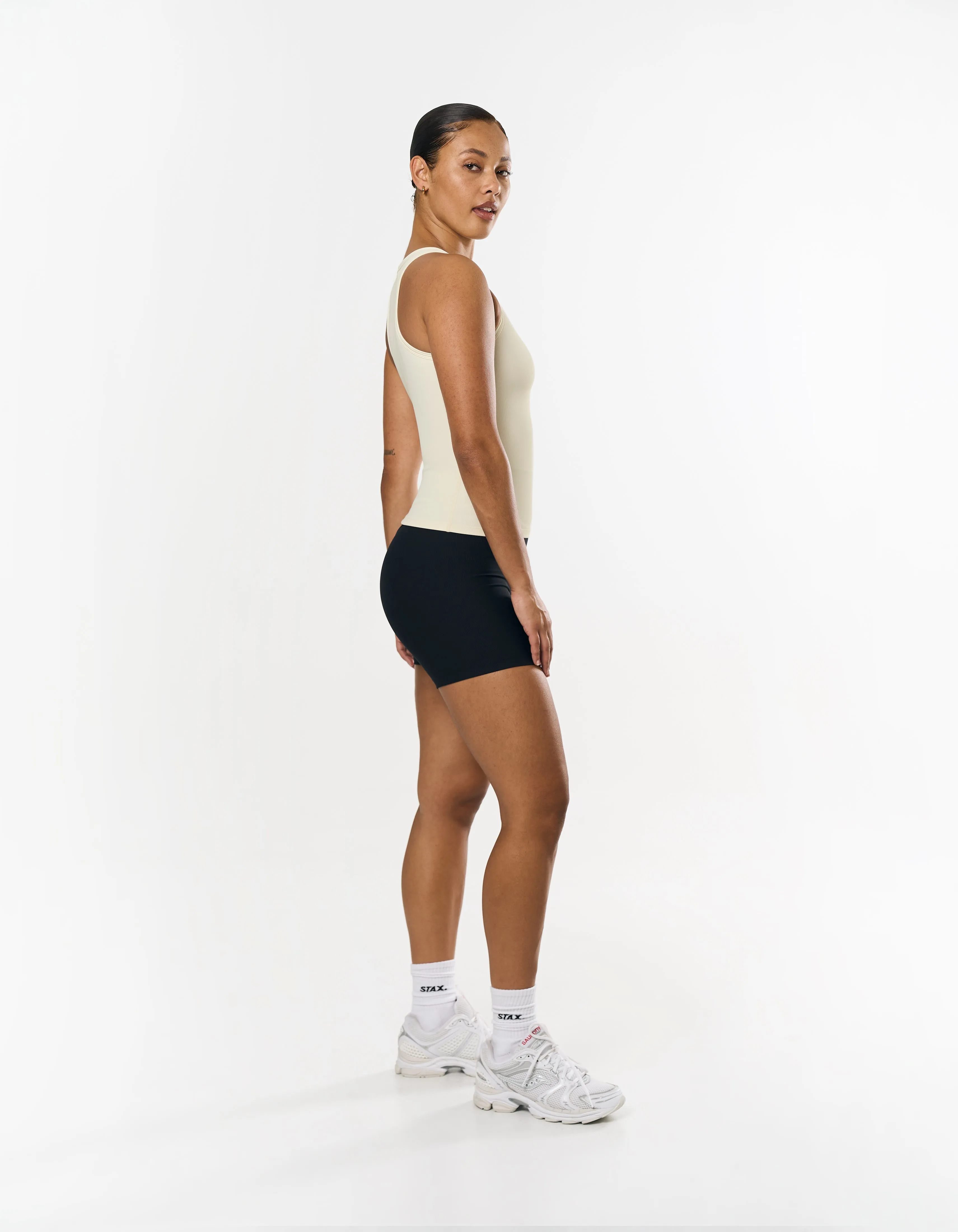 Active Rib Racer Singlet - Cloud