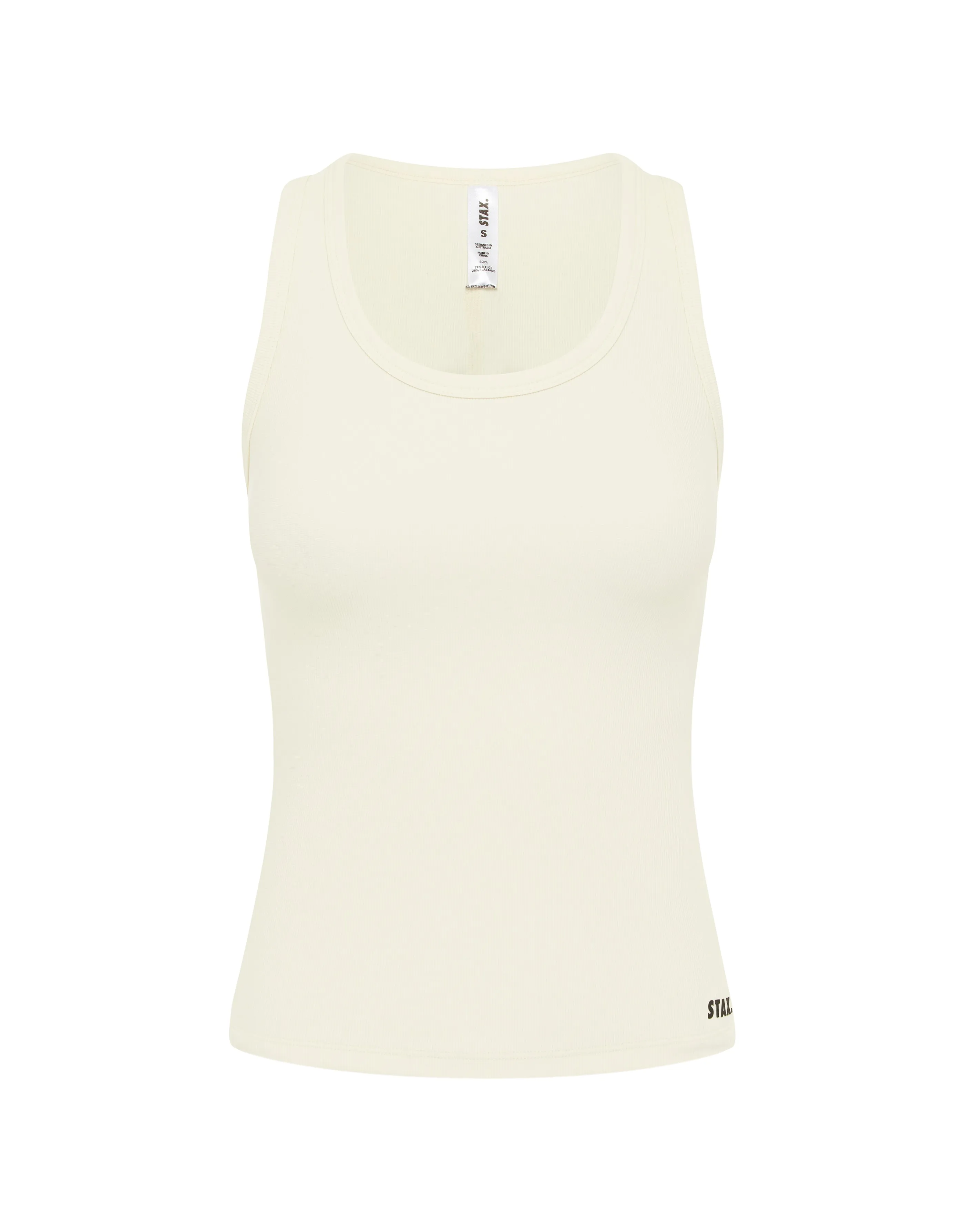 Active Rib Racer Singlet - Cloud
