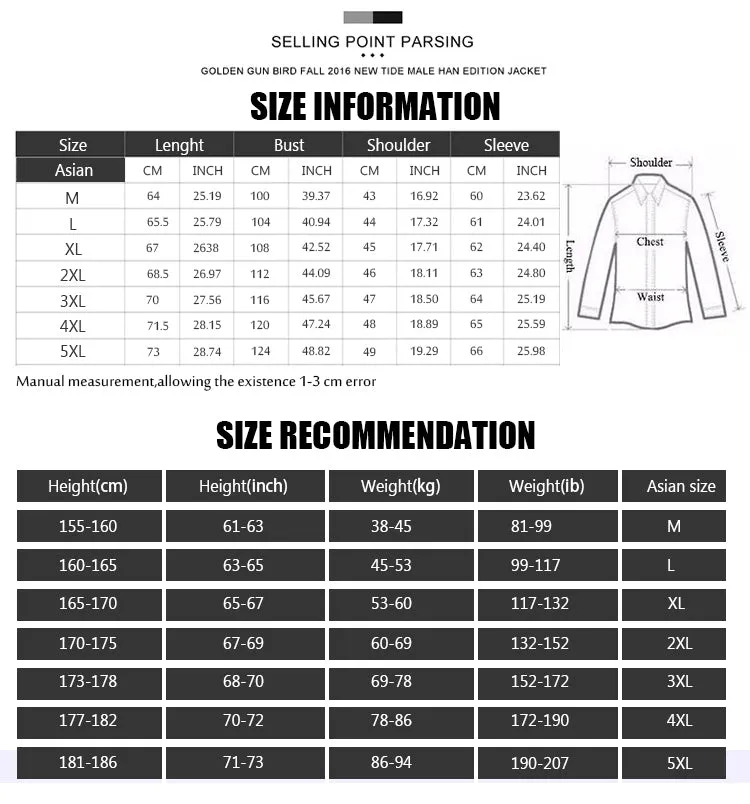 Autumn Spring Military Jackets