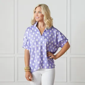 Betsy Collared Lavender Print