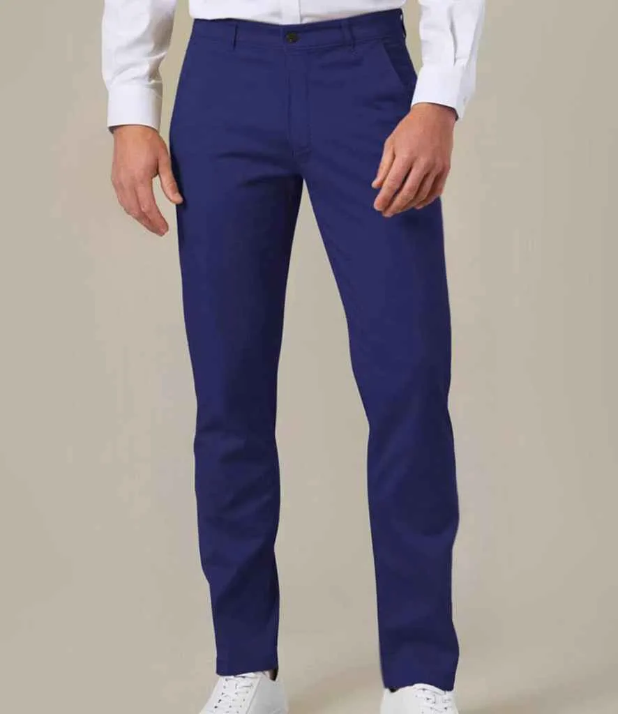 Brook Taverner Miami Slim Fit Chino Trousers | Royal Blue