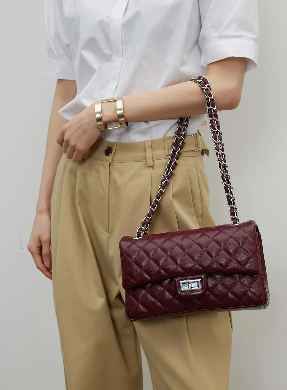 Chain Square Shoulder Bag IY326