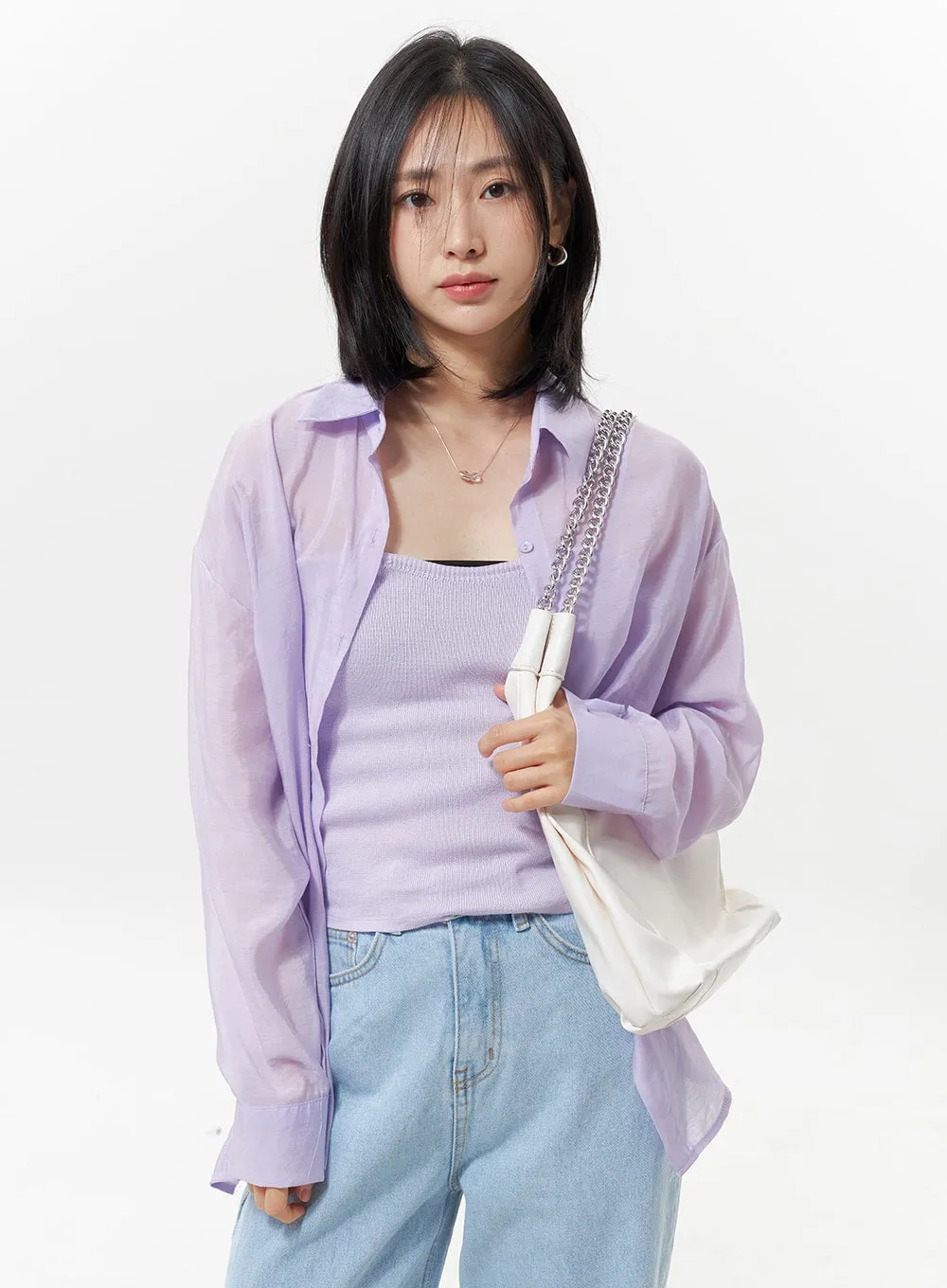 Chain Square Shoulder Bag OY325