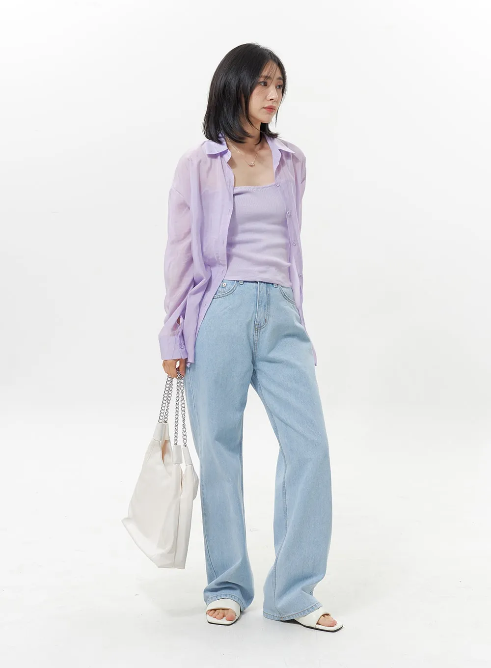 Chain Square Shoulder Bag OY325