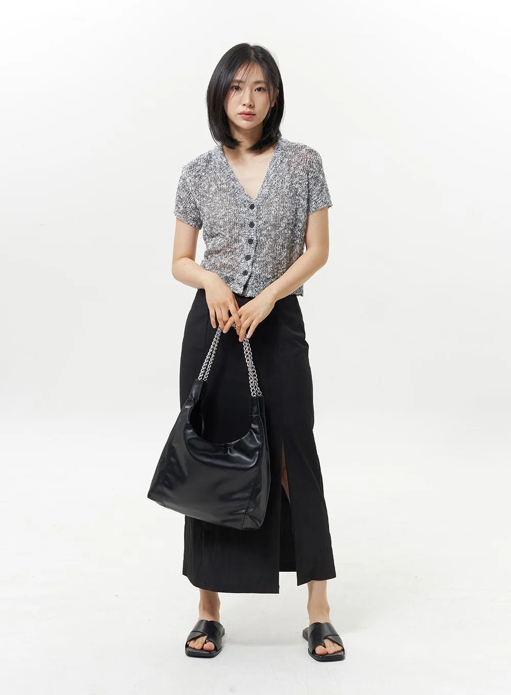 Chain Square Shoulder Bag OY325