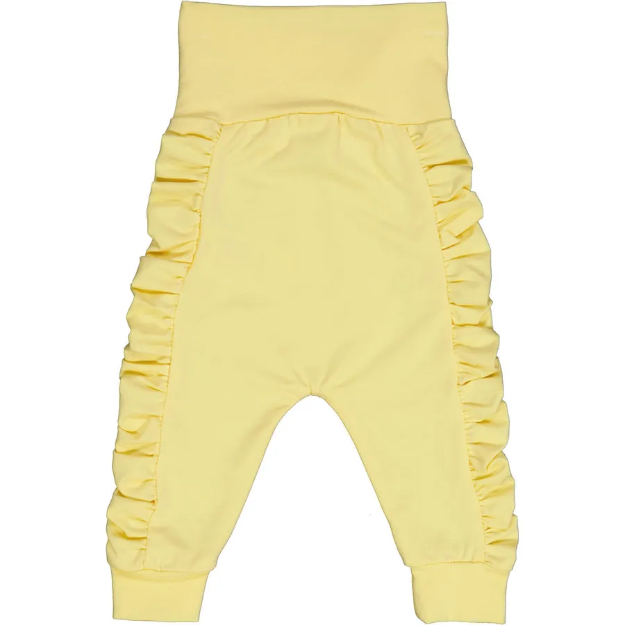 Cozy Me Frill Pants - Corn
