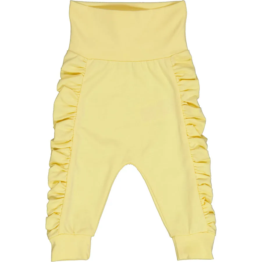Cozy Me Frill Pants - Corn