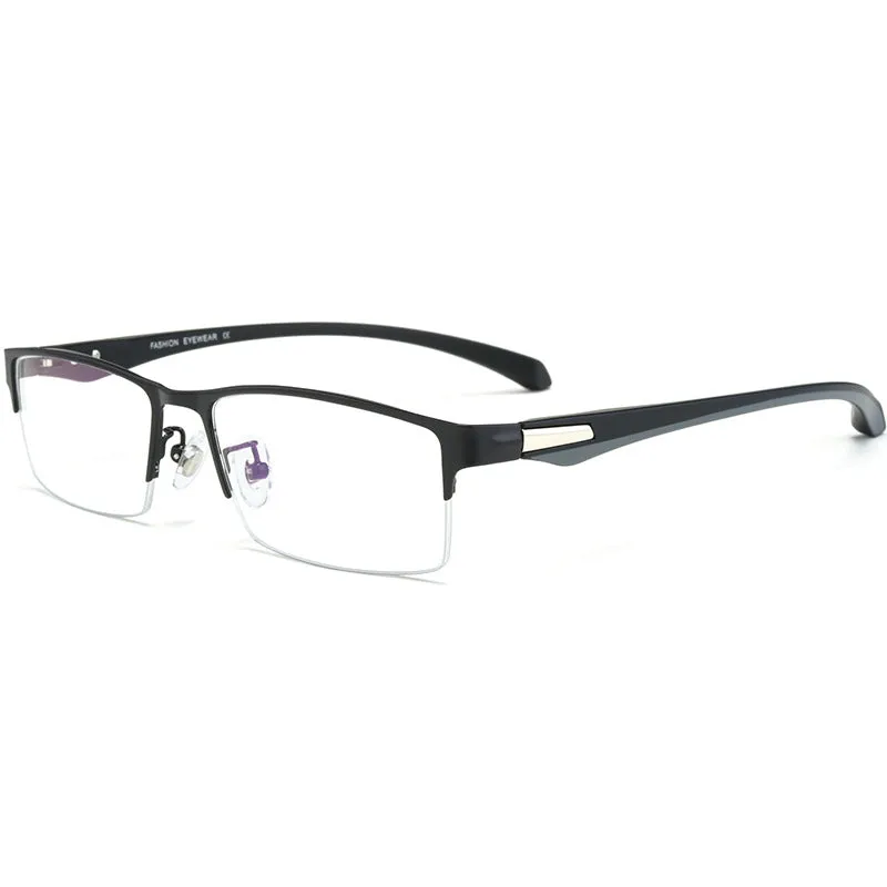 [Customized prescription]Men's Stylish Titanium Alloy Reading Glasses, Shockproof and Impact Resistant