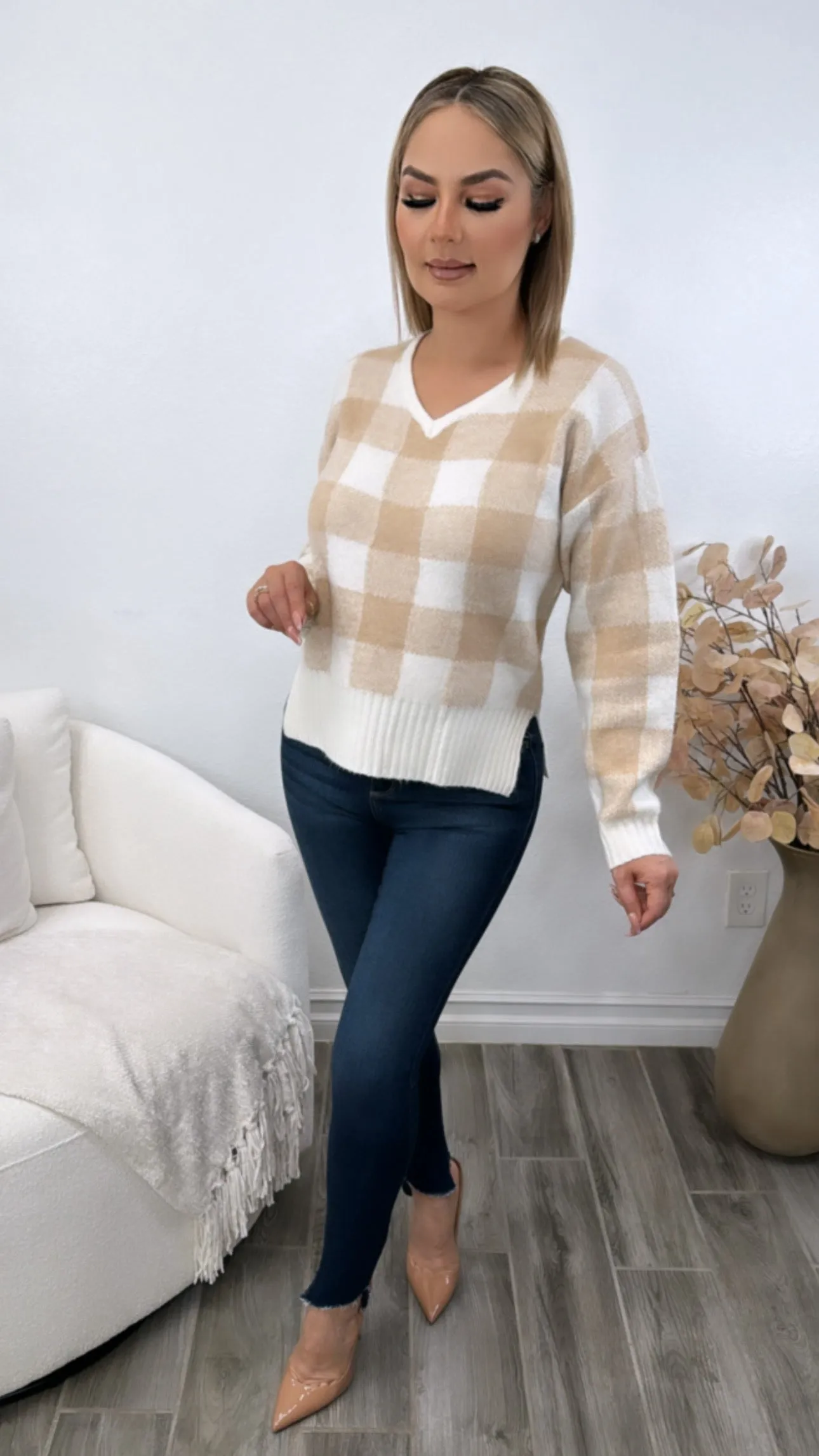 DAYA CREAM SWEATER
