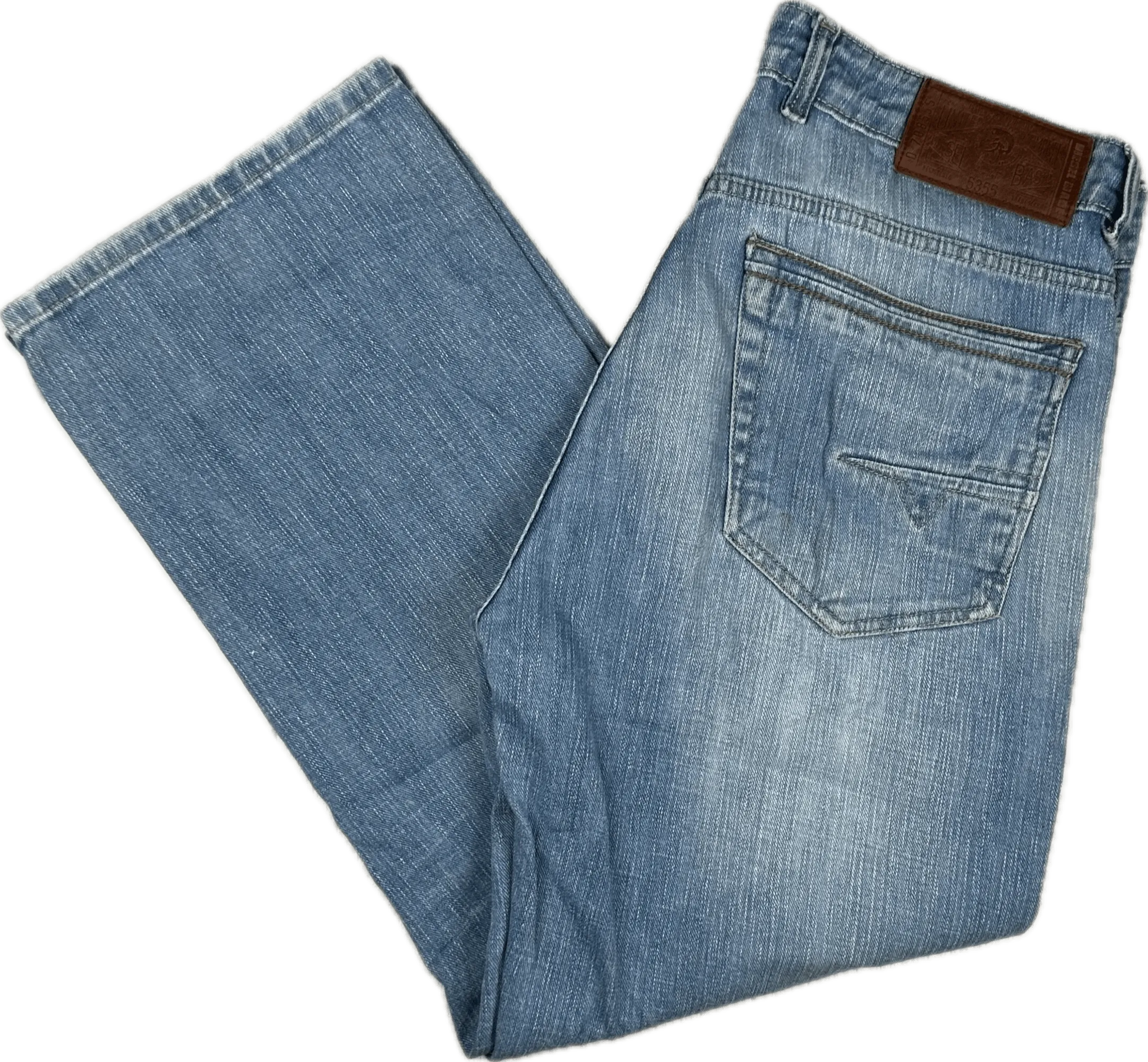 Diesel Basic '5355' Wide Leg Relaxed Mens Jeans -Size 34S