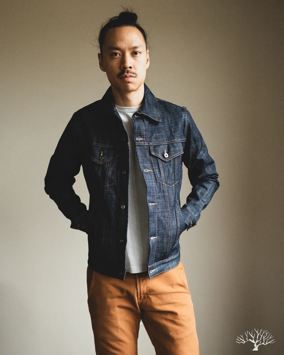 DJ-102xn - Natural Indigo Type 3s Denim Jacket