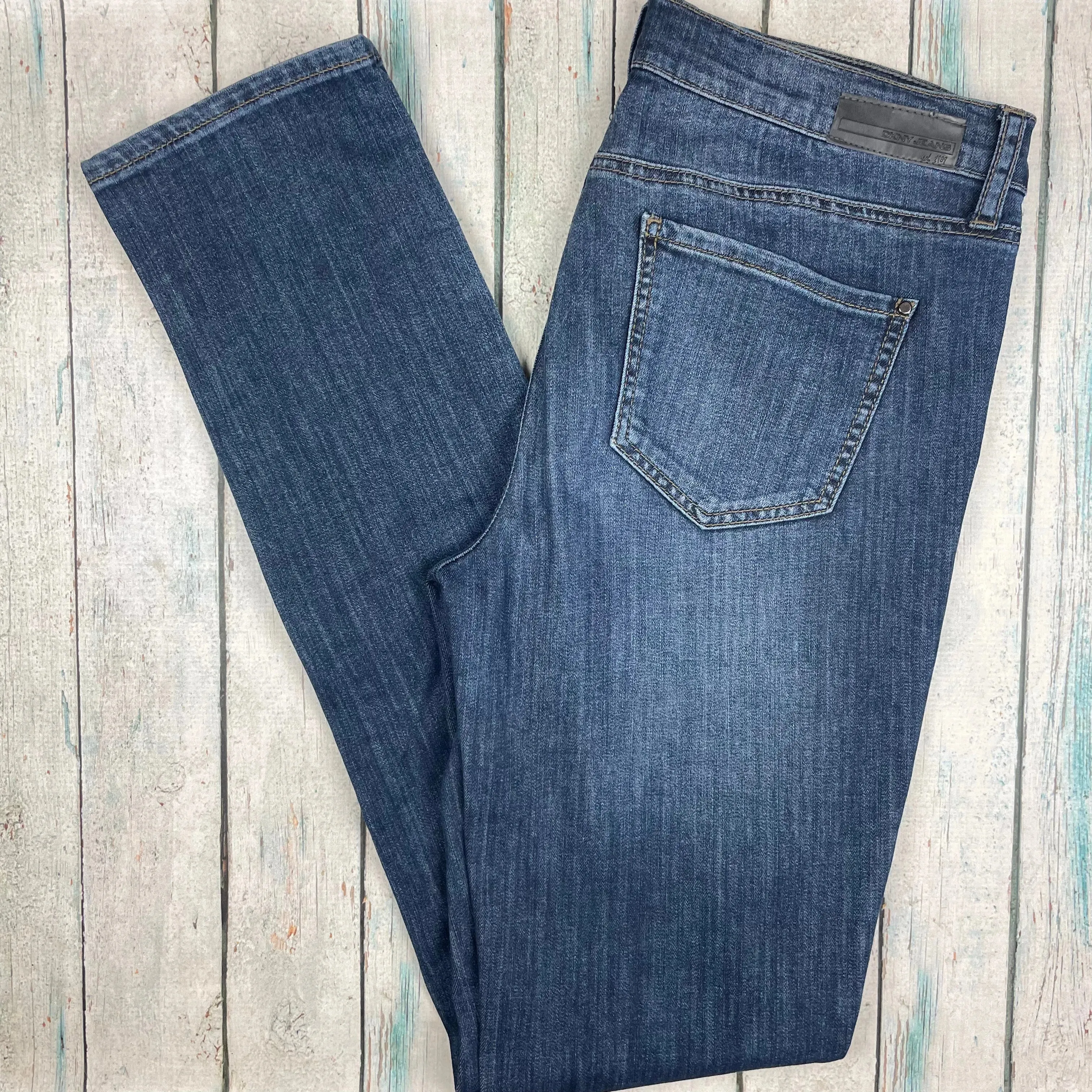 DKNY 'SOHO Skinny'  Stretch Relaxed Denim Jeans- Size 8/9
