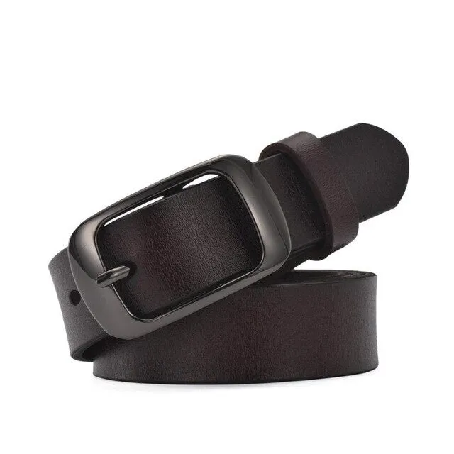 Female belt Women genuine leather fashion all-match belt women's cowhide casual pants  belt