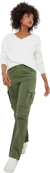 Joe Browns Women's Woven Multipocket Cargo Trousers Casual Pants   S286647