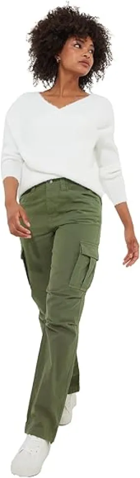 Joe Browns Women's Woven Multipocket Cargo Trousers Casual Pants   S286647