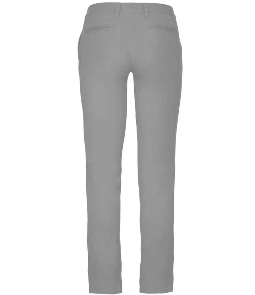 Kariban Ladies Chino Trousers | Fine Grey