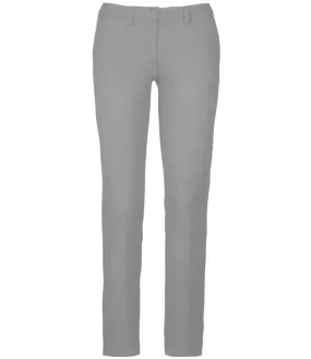 Kariban Ladies Chino Trousers | Fine Grey