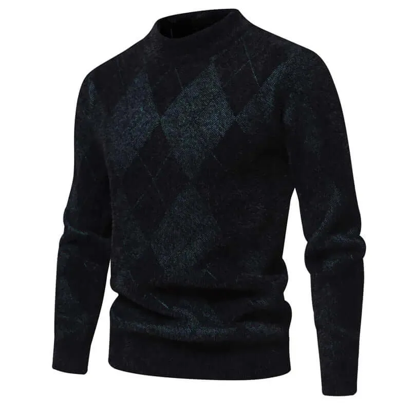 Men's Classic Argyle Knit Sweater