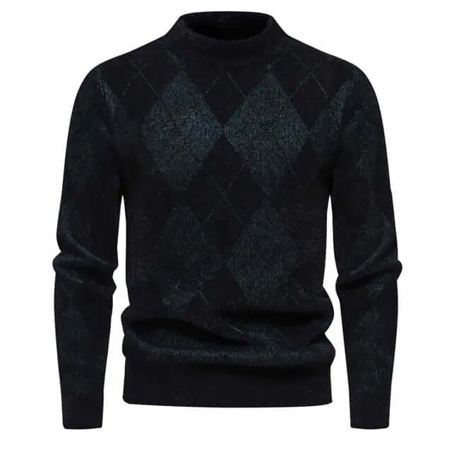 Men's Classic Argyle Knit Sweater