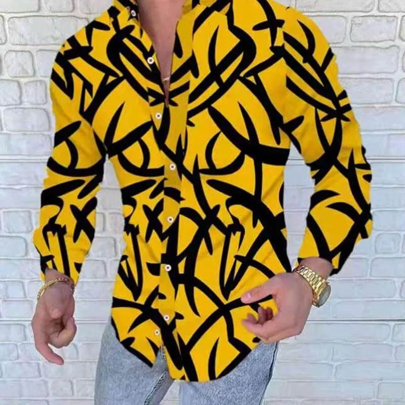 Men's Long-Sleeve Casual Shirt