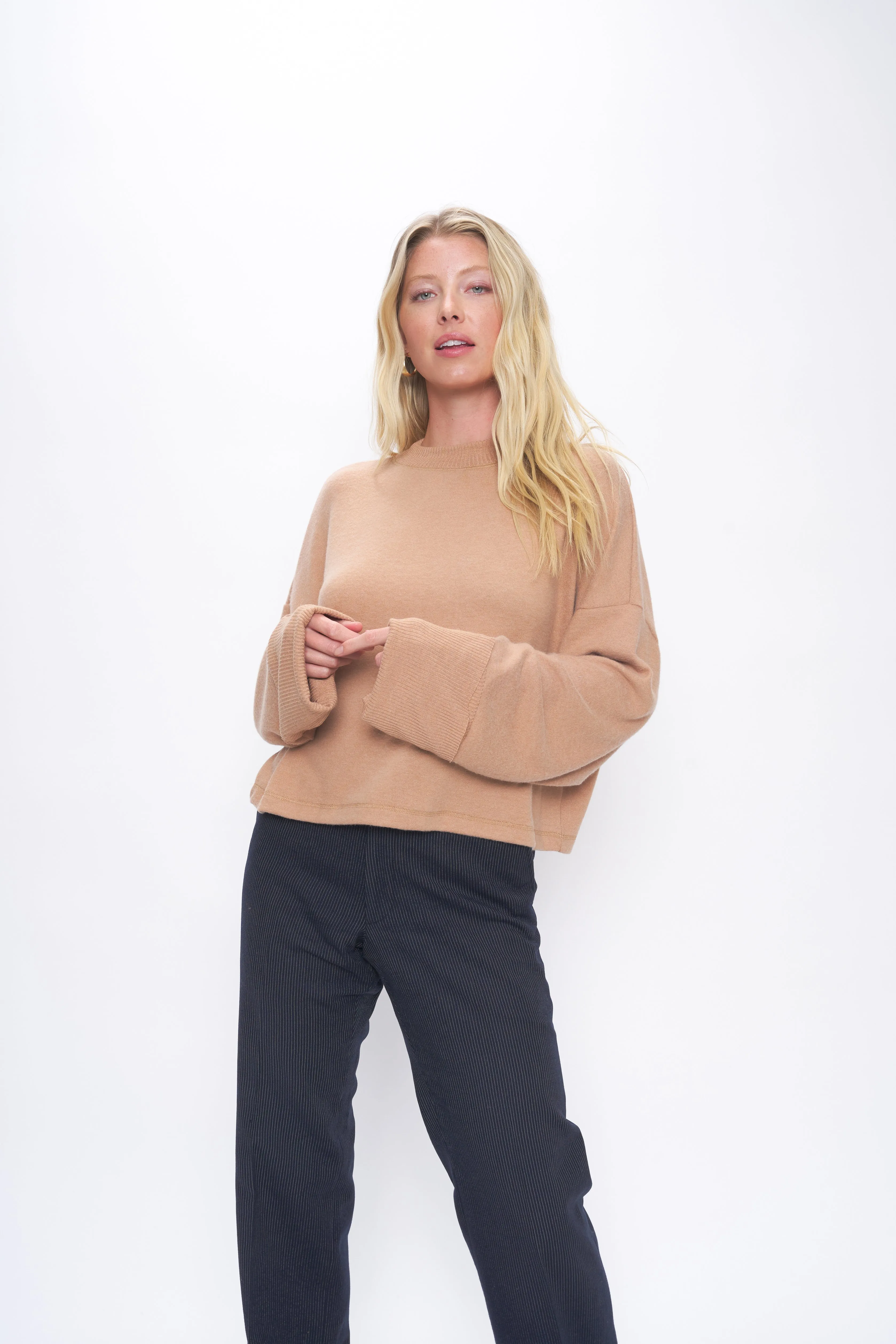 Mirella Cozy Mock Neck