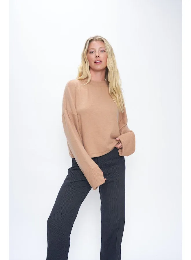 Mirella Cozy Mock Neck