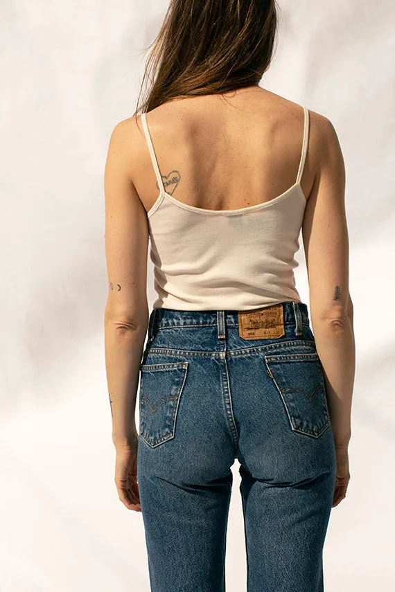 Off White Essential Strap Top