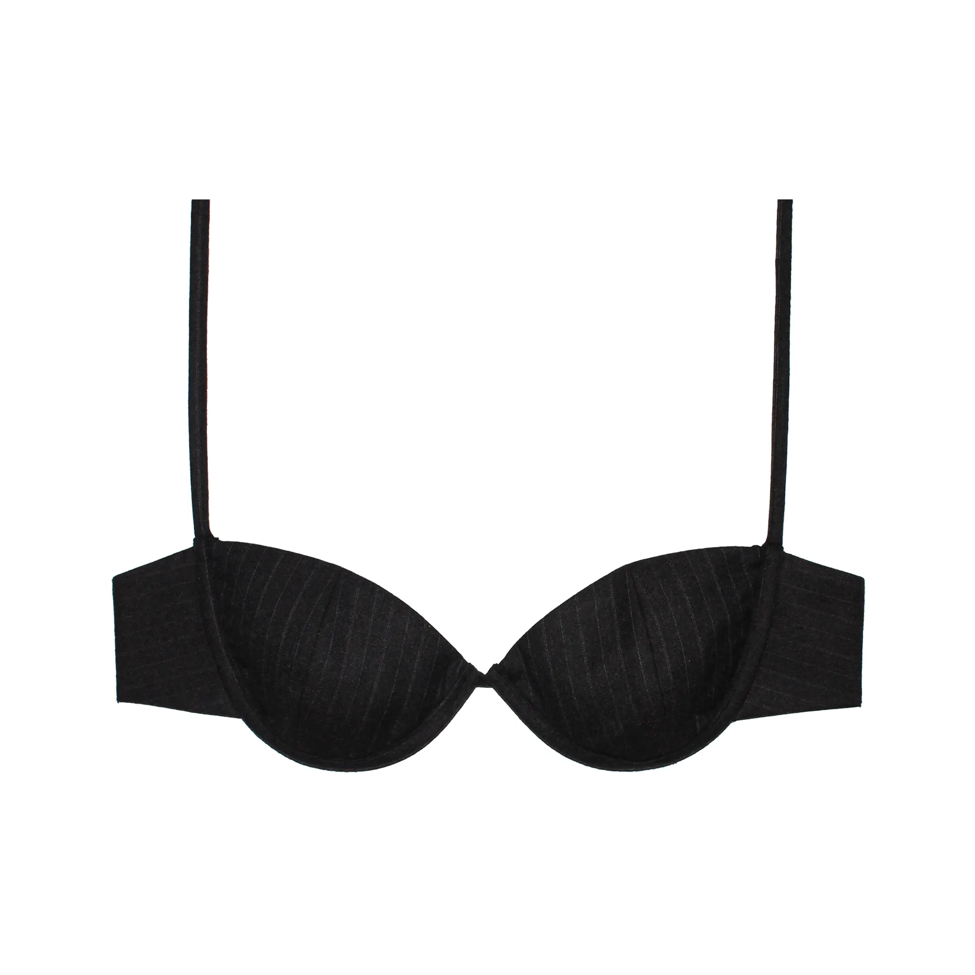 Pinstripe Atra Tailored Bra Top - Size 1