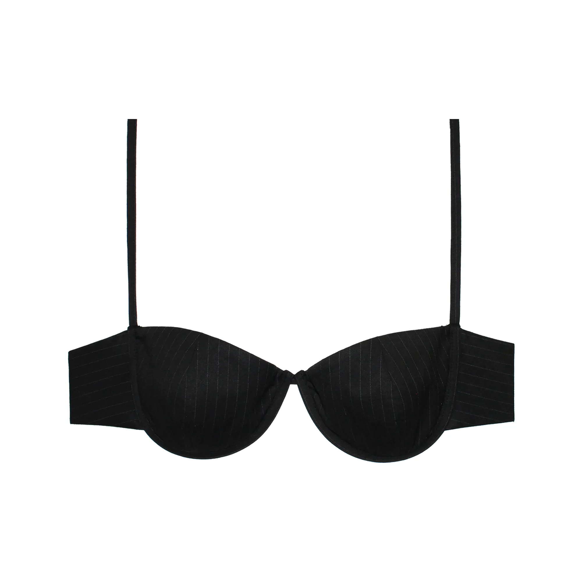 Pinstripe Atra Tailored Bra Top - Size 3