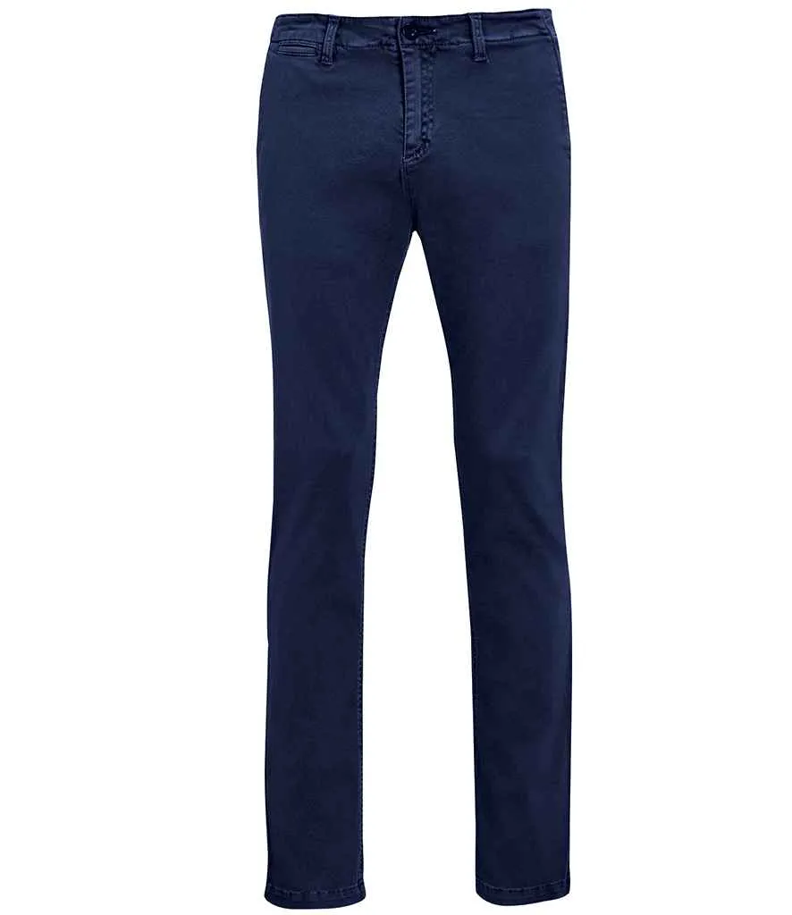 SOL'S Jules Chino Trousers | French Navy