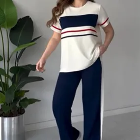 Women's Oversized T-Shirt & Casual Pants Set