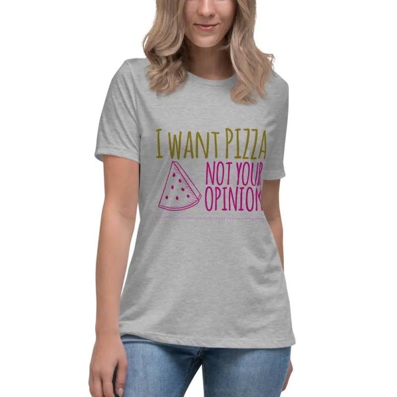 Women's Relaxed Pizza T-Shirt