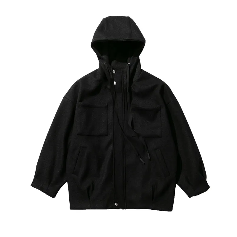WOOLEN STREETWEAR BOMBER