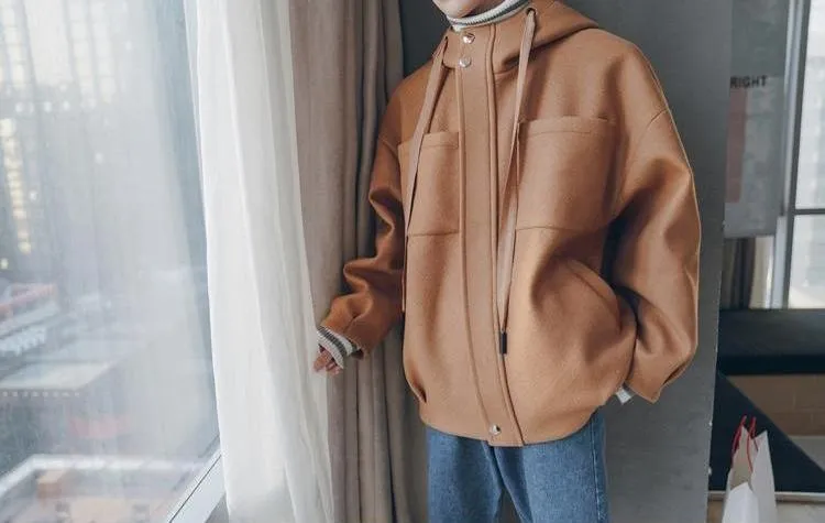 WOOLEN STREETWEAR BOMBER